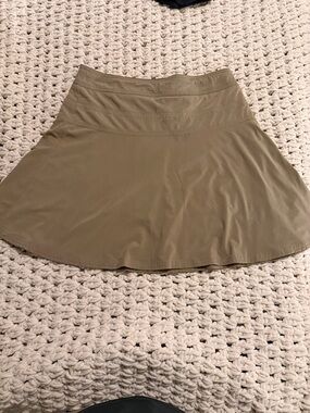 Athleta Olive Green A-Line Skirt